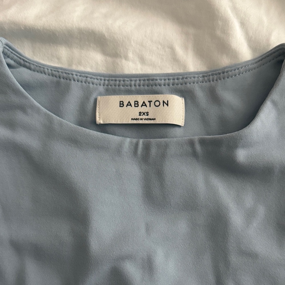 Aritzia Babaton Original Contour Prosperity Crew Long sleeve Bodysuit - Picture 5 of 5